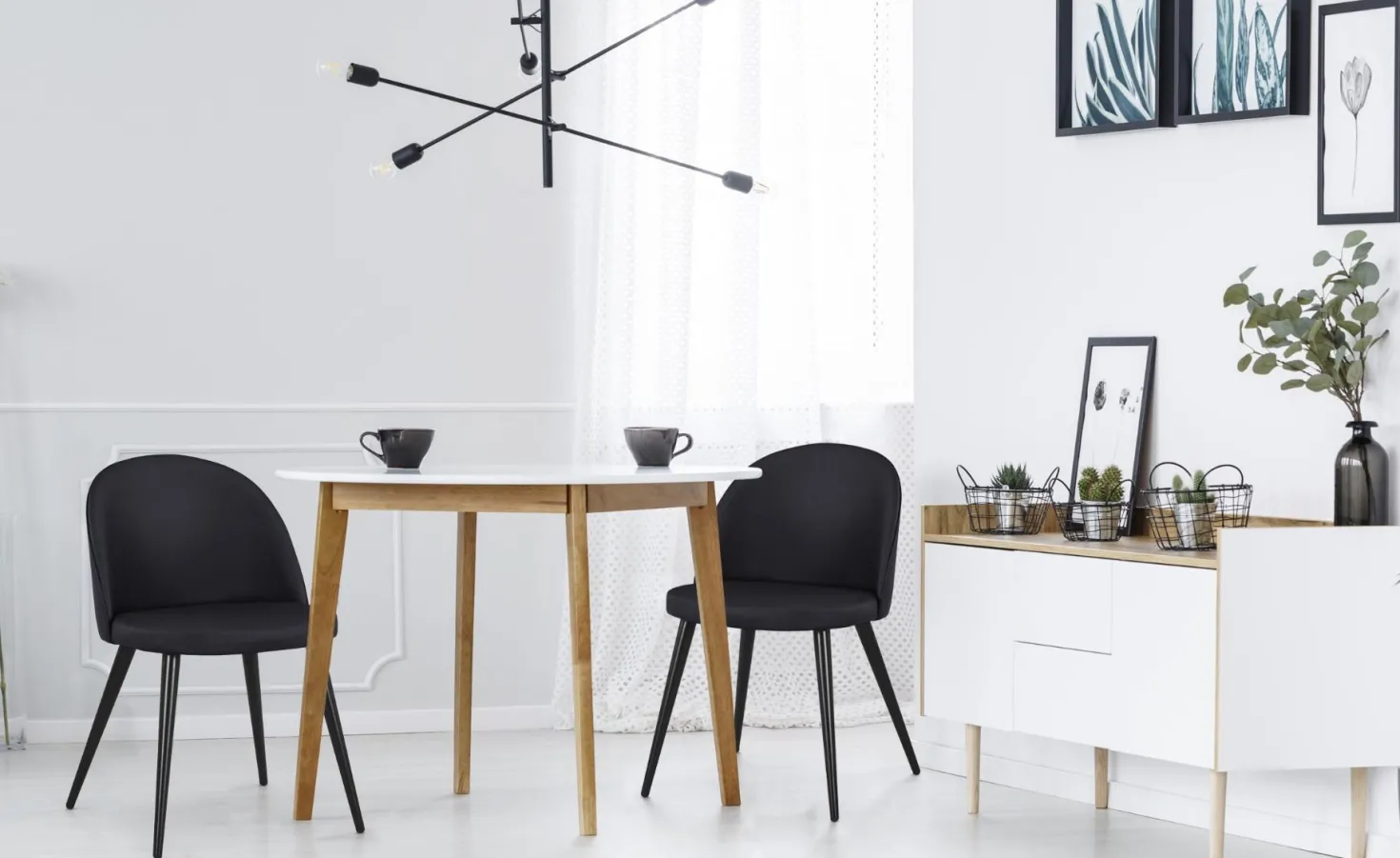 Lot de 2 chaises Maury Simili P.U. Noir
