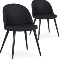 Lot de 2 chaises Maury Simili P.U. Noir