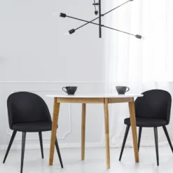 Lot de 2 chaises Maury Simili P.U. Noir