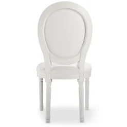 Lot de 20 chaises médaillon Louis XVI Simili (P.U) Blanc
