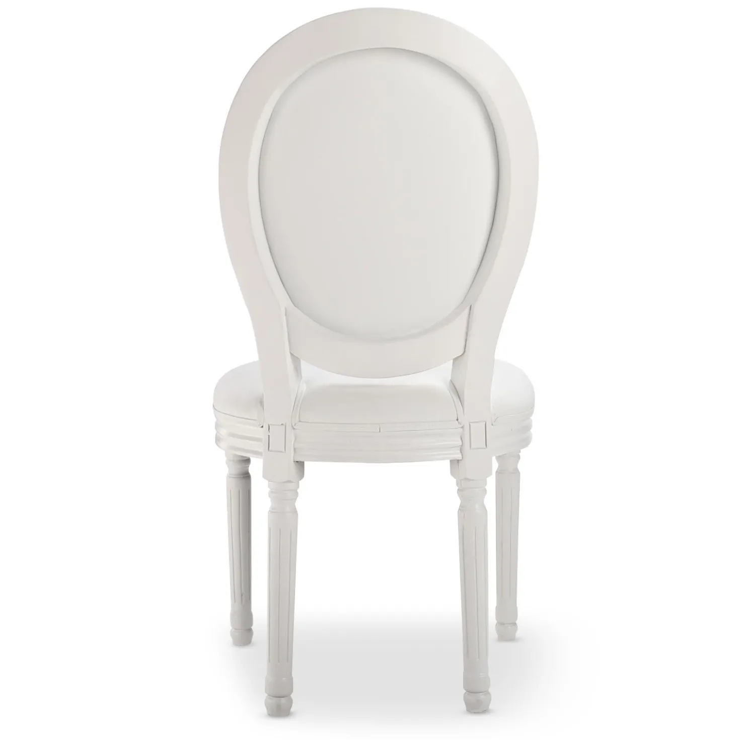 Lot de 20 chaises médaillon Louis XVI Simili (P.U) Blanc