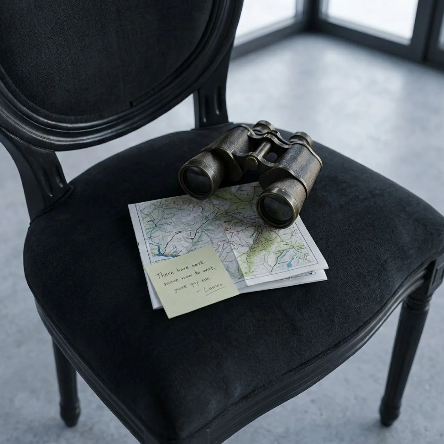 Lot de 20 chaises médaillon Louis XVI Black Velours Noir
