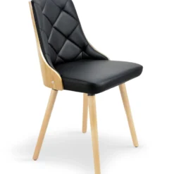 Lot de 2 chaises scandinaves Lalix Chêne Clair & Noir