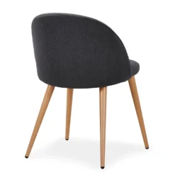 Lot de 4 chaises scandinaves Maury Gris Foncé