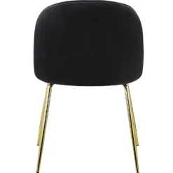 Lot de 2 chaises Spectra Velours Noir