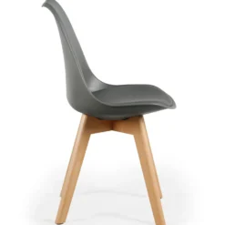 Lot de 2 chaises style scandinave Bovary Gris