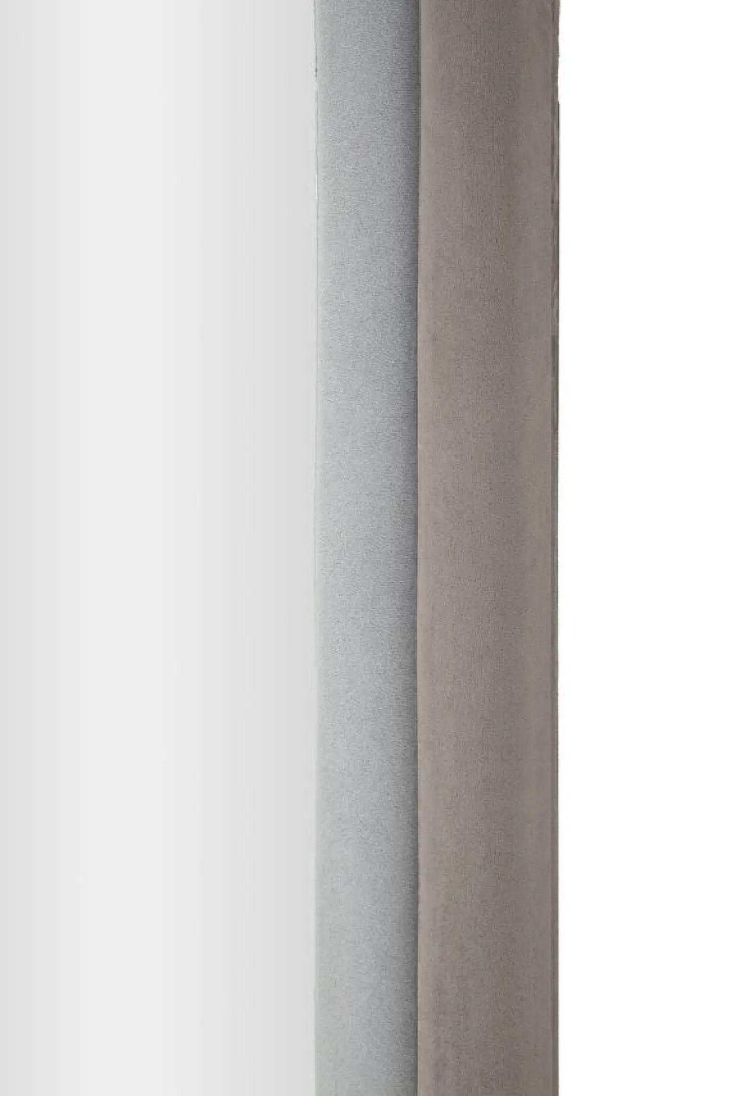 Miroir mural Cloe cadre en bois M.D.F et Tissu Velours Gris