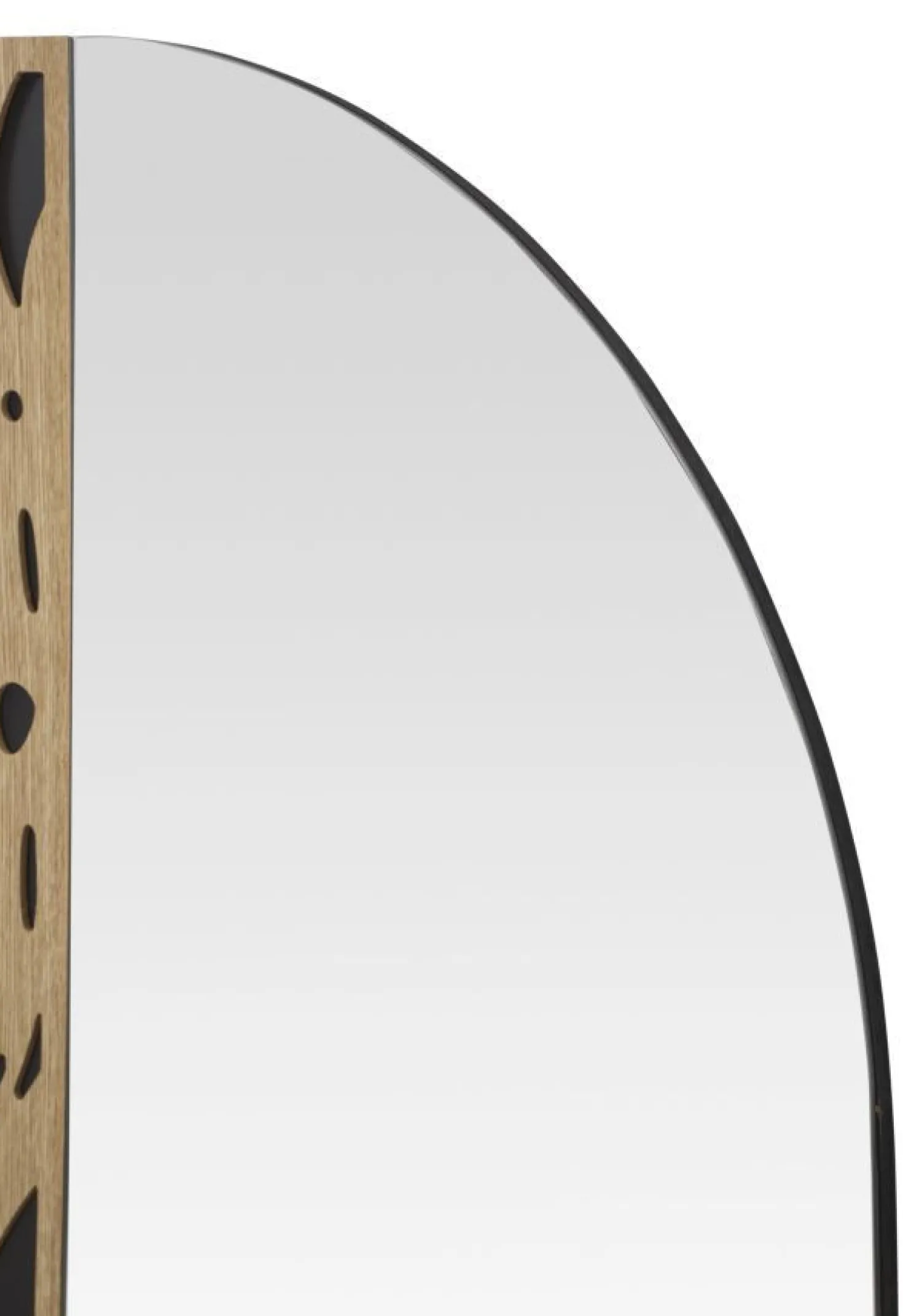Miroir mural formes douces M.D.F multicolore