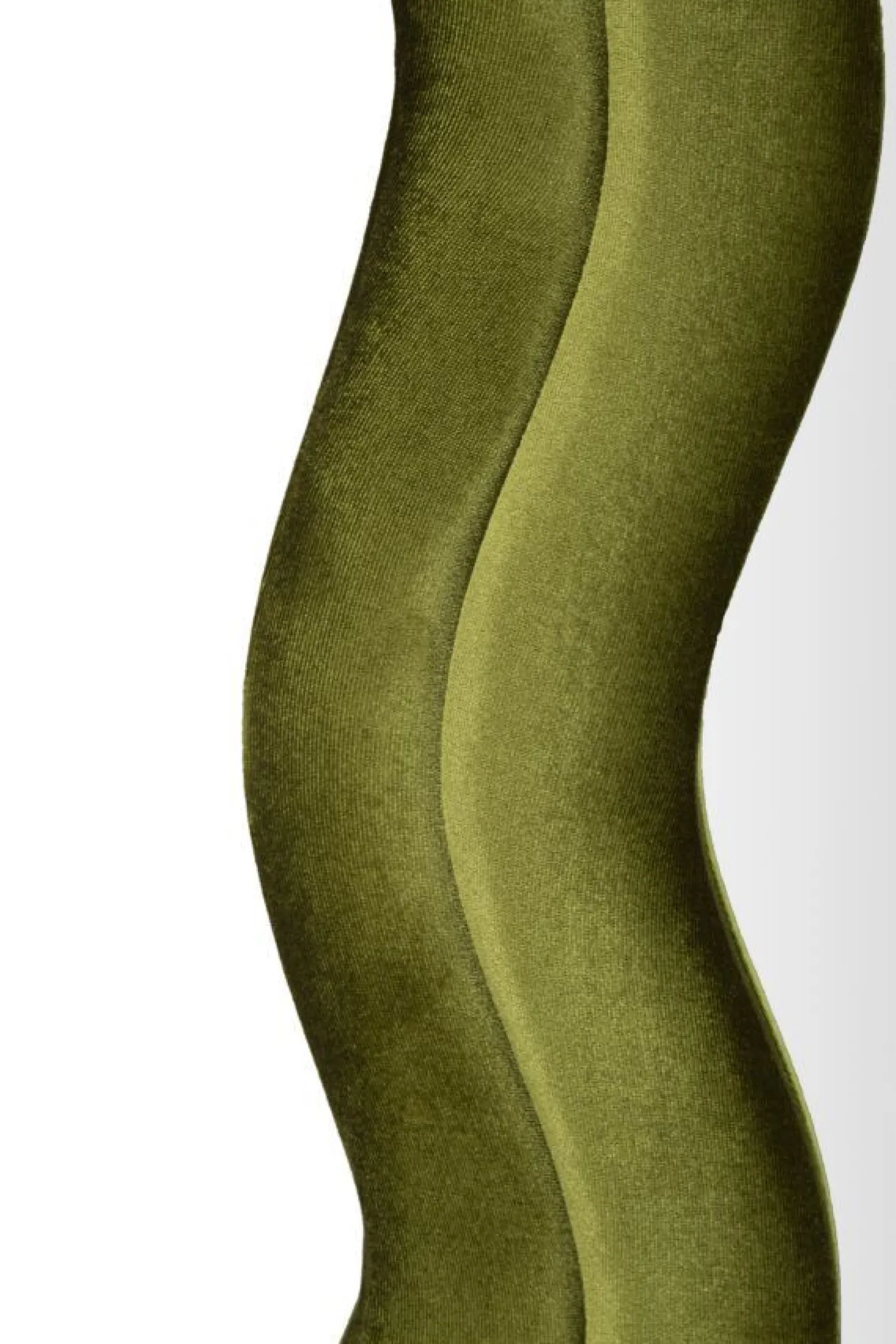 Miroir mural Miki cadre en bois et Tissu Velours Vert