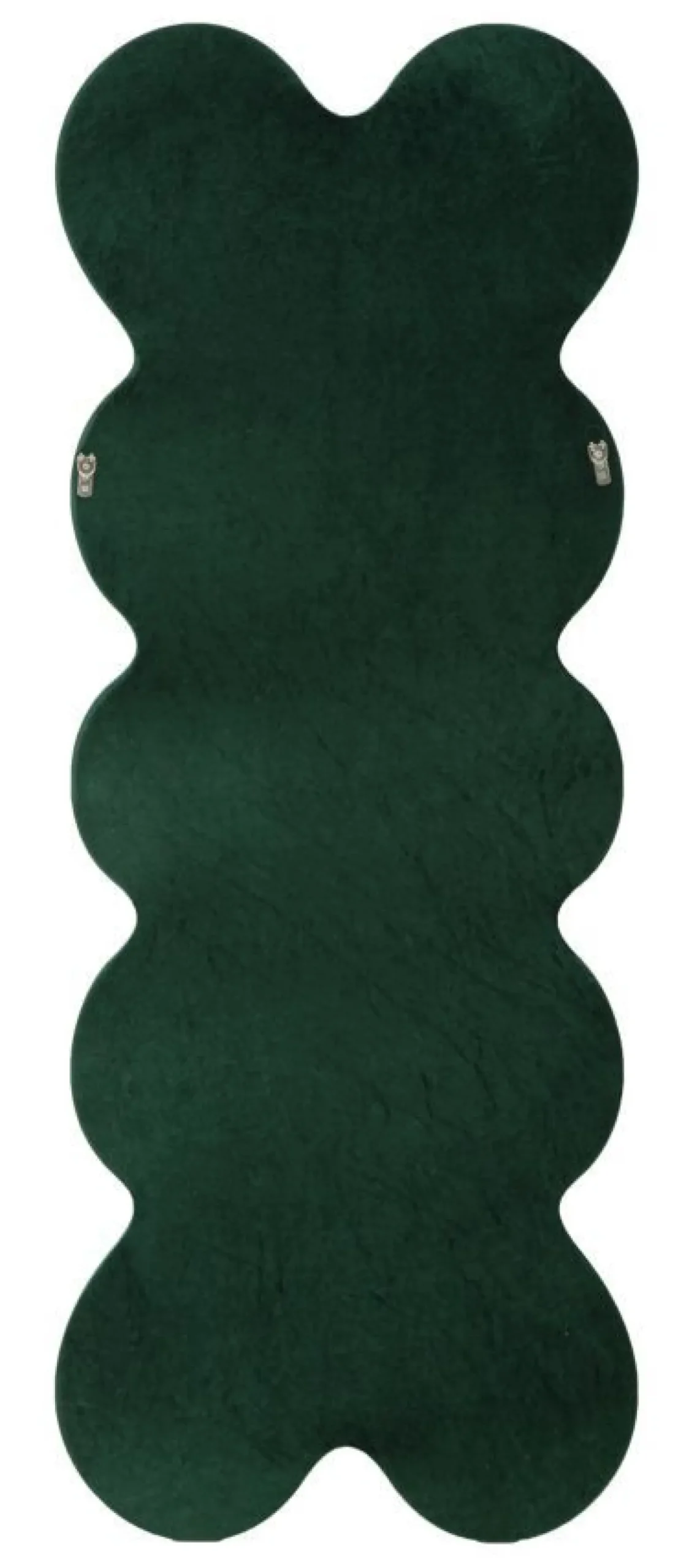 Miroir mural Monica cadre bois Velours Vert