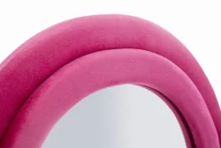 Miroir mural ondulé Velours Fuchsia