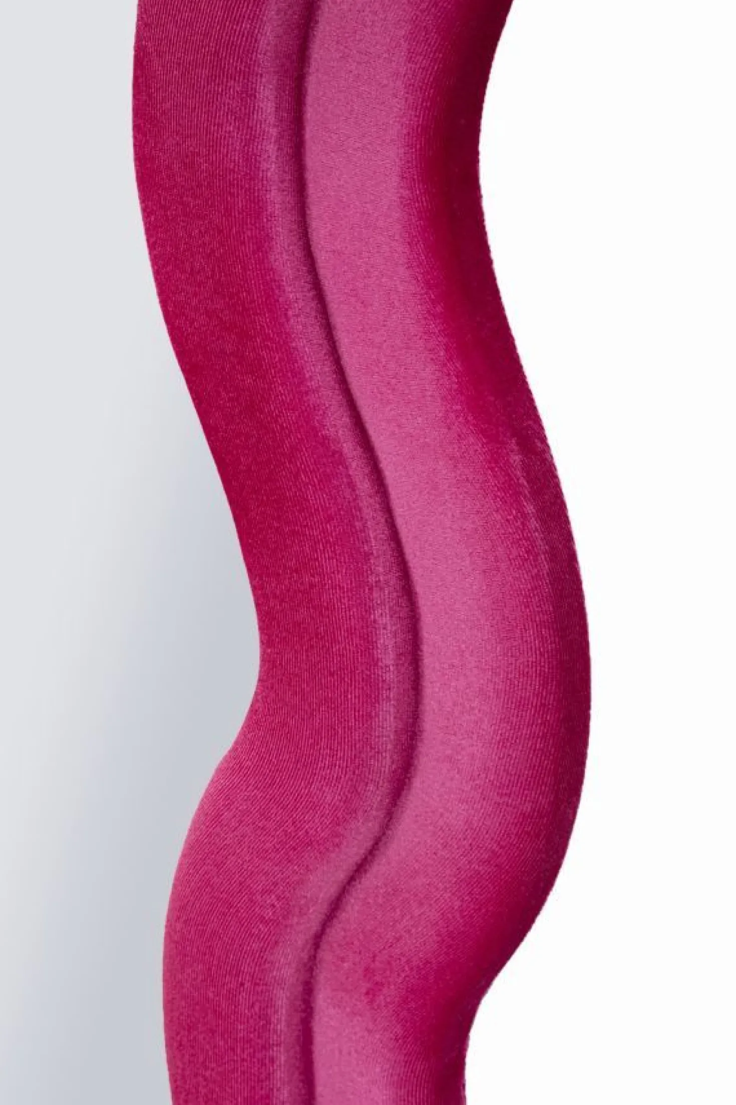 Miroir mural ondulé Velours Fuchsia