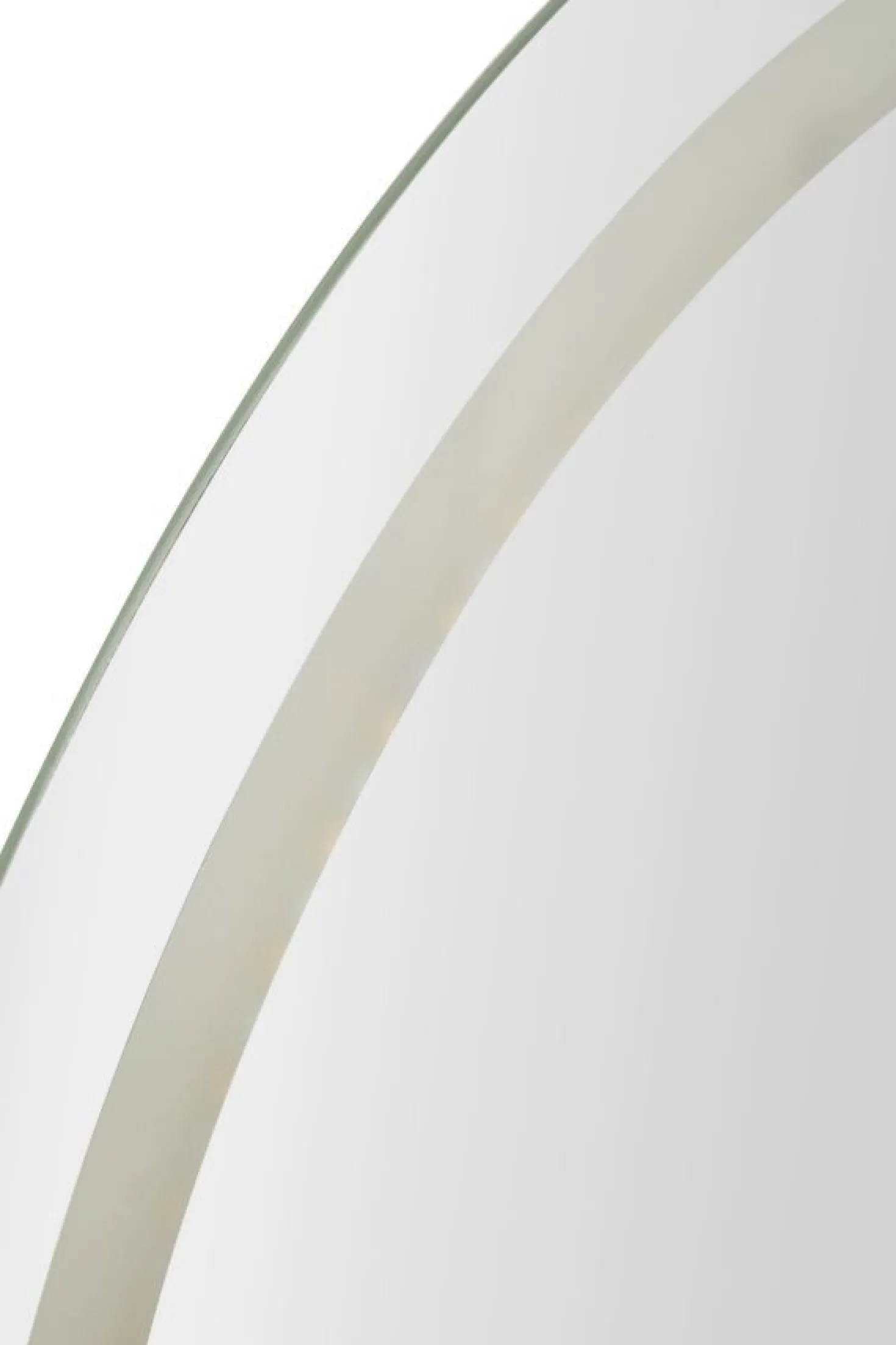Miroir mural ovale LED 60x80 cm