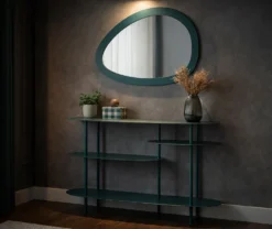Miroir mural profil sinueux Saturne Ottanio