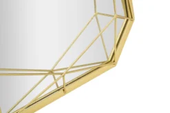 Miroir sur pied Gold design géométrique