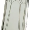 Miroir sur pied géométrique Argenté