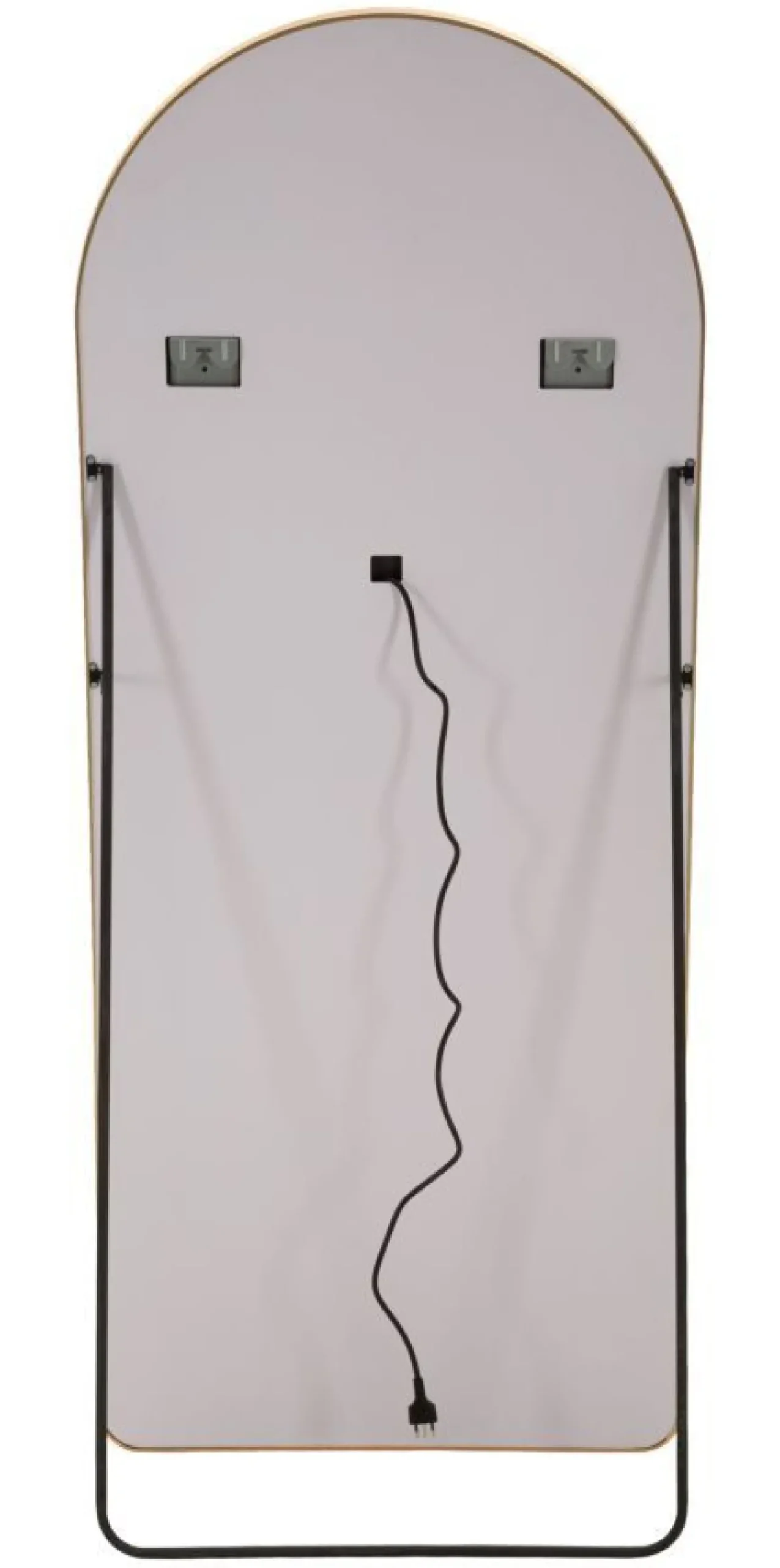 Miroir sur pied Hollywood Arqué avec éclairage LED