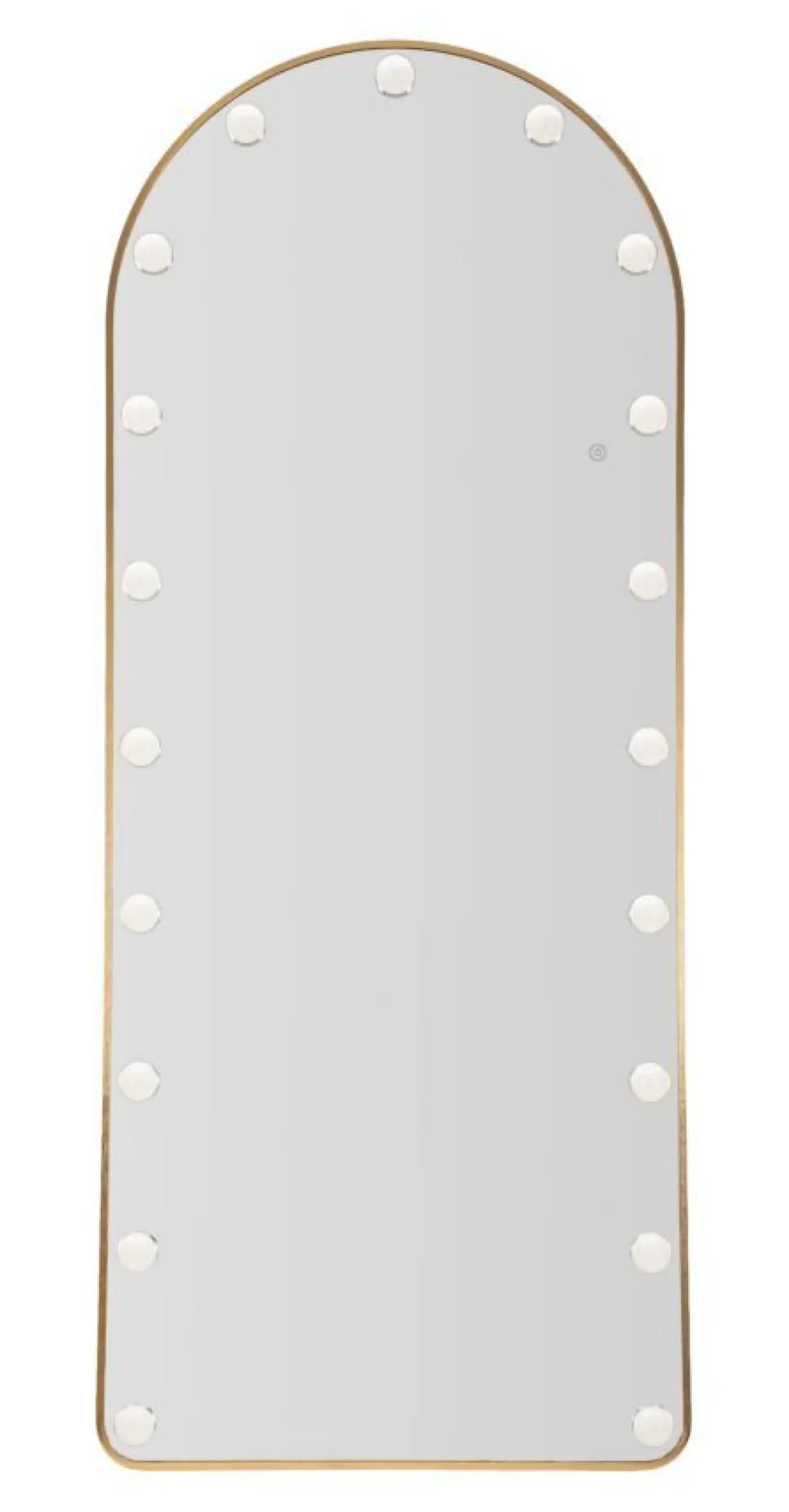 Miroir sur pied Hollywood Arqué avec éclairage LED