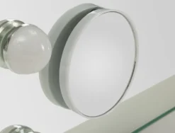 Miroir sur pied Hollywood avec LED