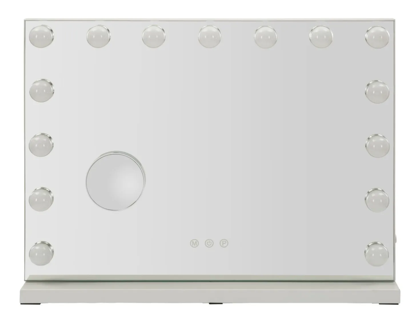 Miroir sur pied Hollywood avec LED
