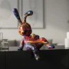 Objet décoratif Lapin Pop coloré