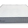 Pack Lit-coffre Luftani + Matelas Bedream 160x200cm Velours Beige