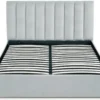 Pack Lit-coffre Songe + Matelas Bedream 160x200cm Velours Argent