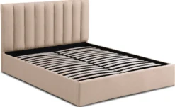 Pack Lit-coffre Songe + Matelas Bedream 180x200cm Tissu Beige