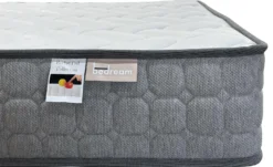 Pack Lit-coffre Songe + Matelas Bedream 180x200cm Velours Taupe