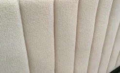 Pack Lit-coffre Songe + Matelas Bedream 140x190cm Tissu bouclette Beige