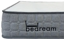 Pack Lit-coffre Songe + Matelas Bedream 160x200cm Velours Taupe