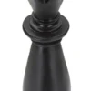 Pièce décorative Fou d'échecs Polyrésine Noir décorations dorées