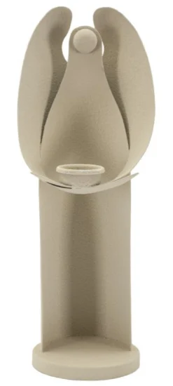 Porte-bougie Ange Beige