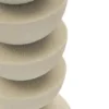 Porte-bougie Dune en céramique Beige
