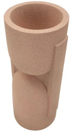 Porte-vase d'extérieur design futuriste en matériau Rose