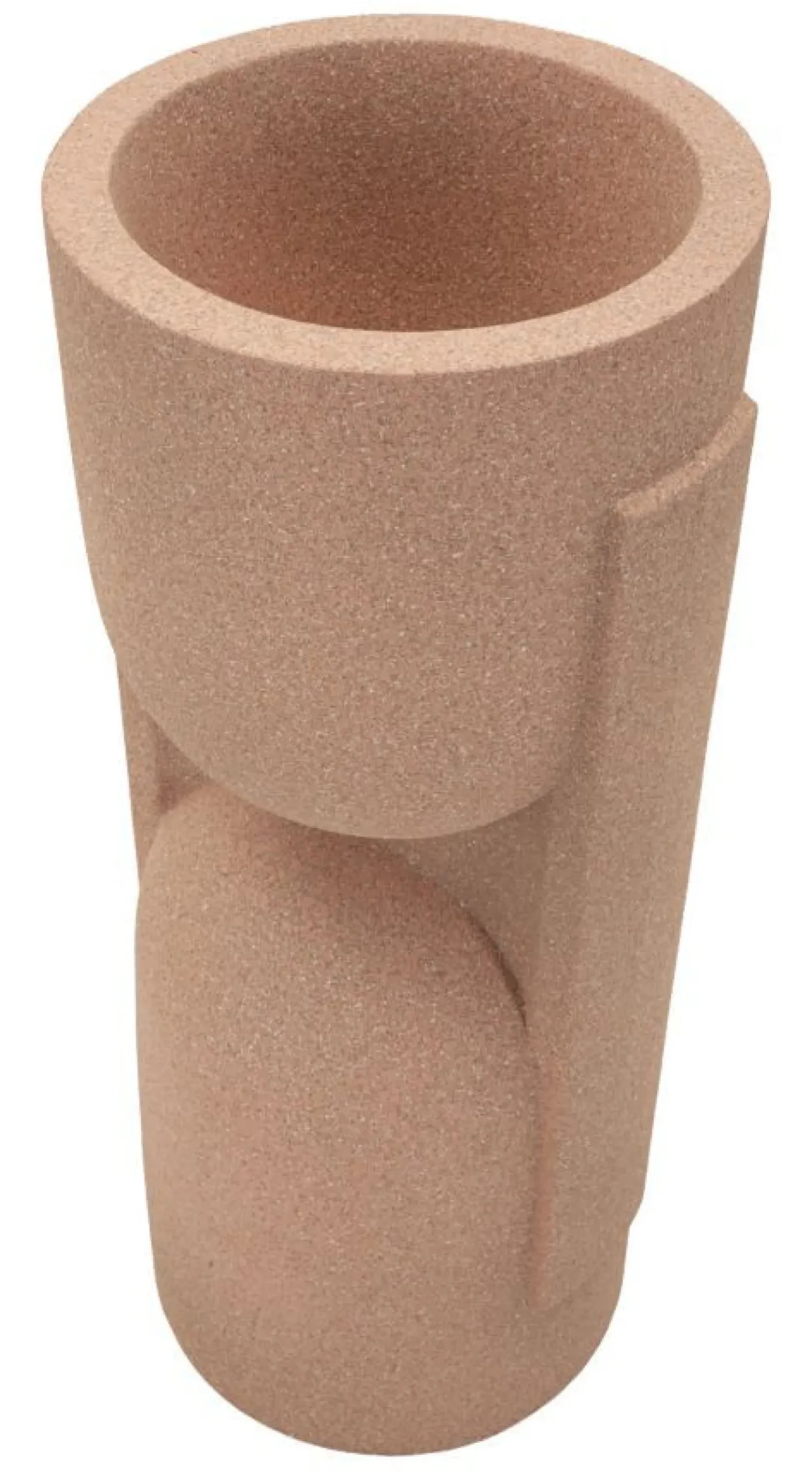Porte-vase d'extérieur design futuriste en matériau Rose