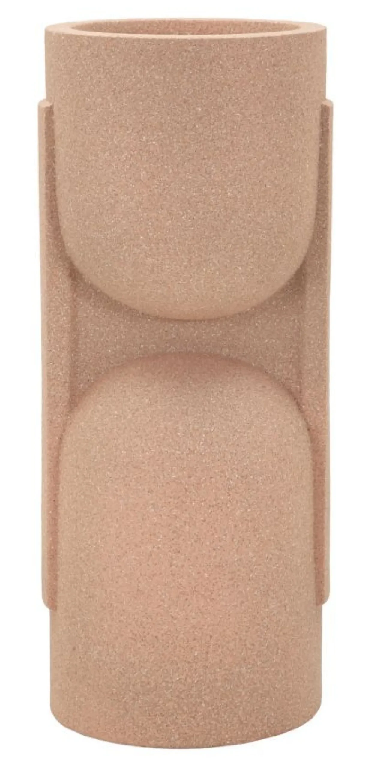 Porte-vase d'extérieur design futuriste en matériau Rose