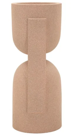 Porte-vase d'extérieur design futuriste en matériau Rose