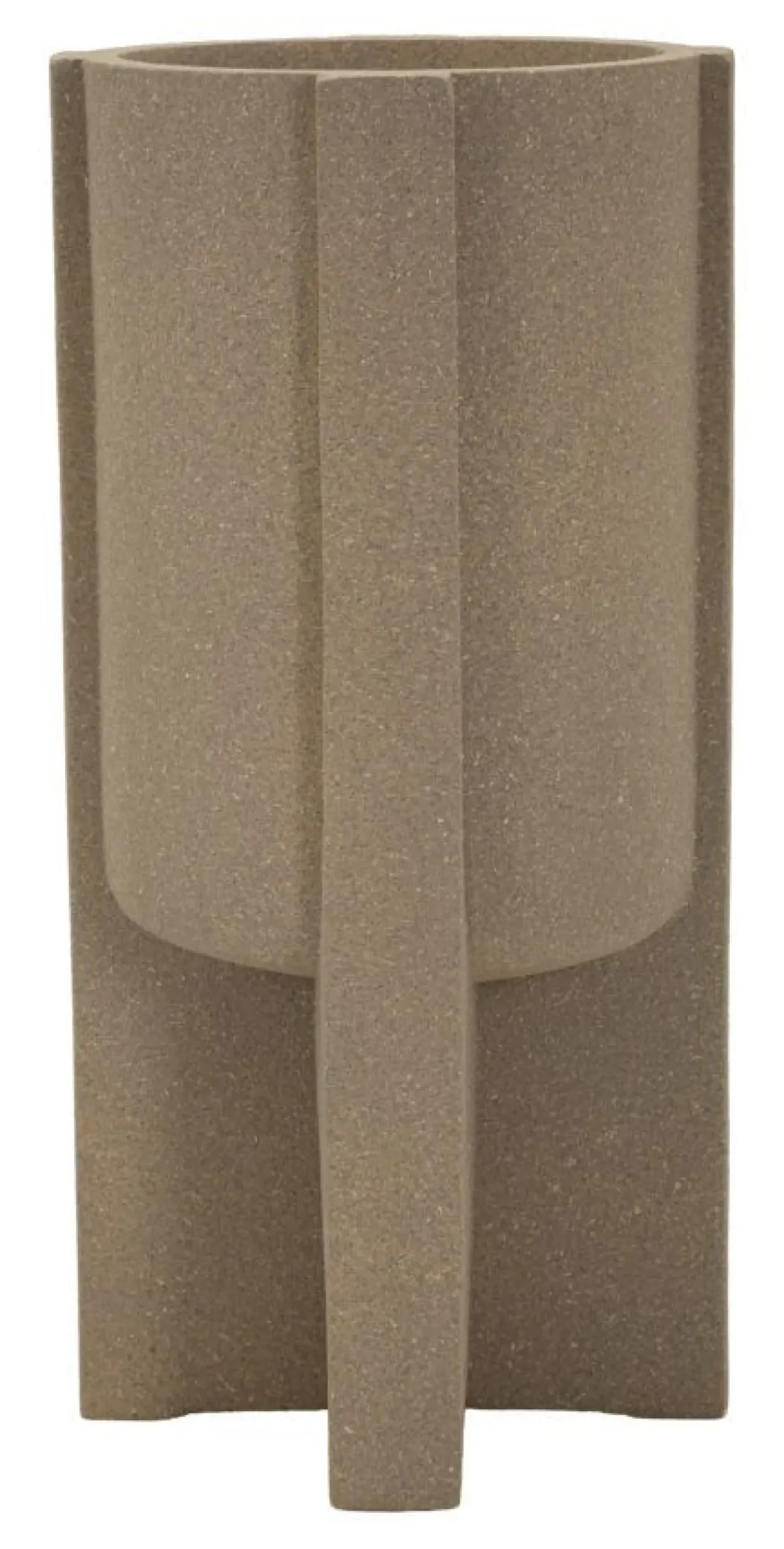 Pot de support de vase extérieur Moai structure solide