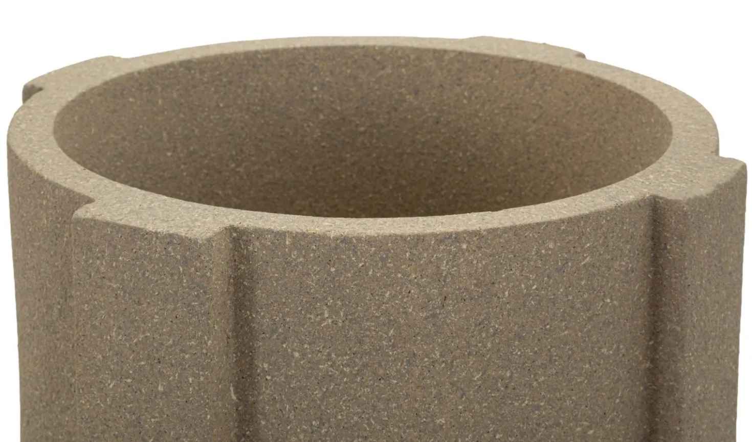 Pot de support de vase extérieur Moai structure solide