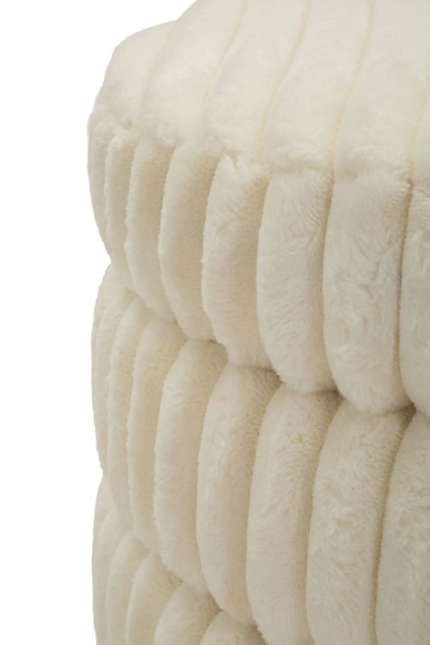 Pouf Levels Tissu crème