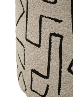 Pouf Nairobi motif abstrait