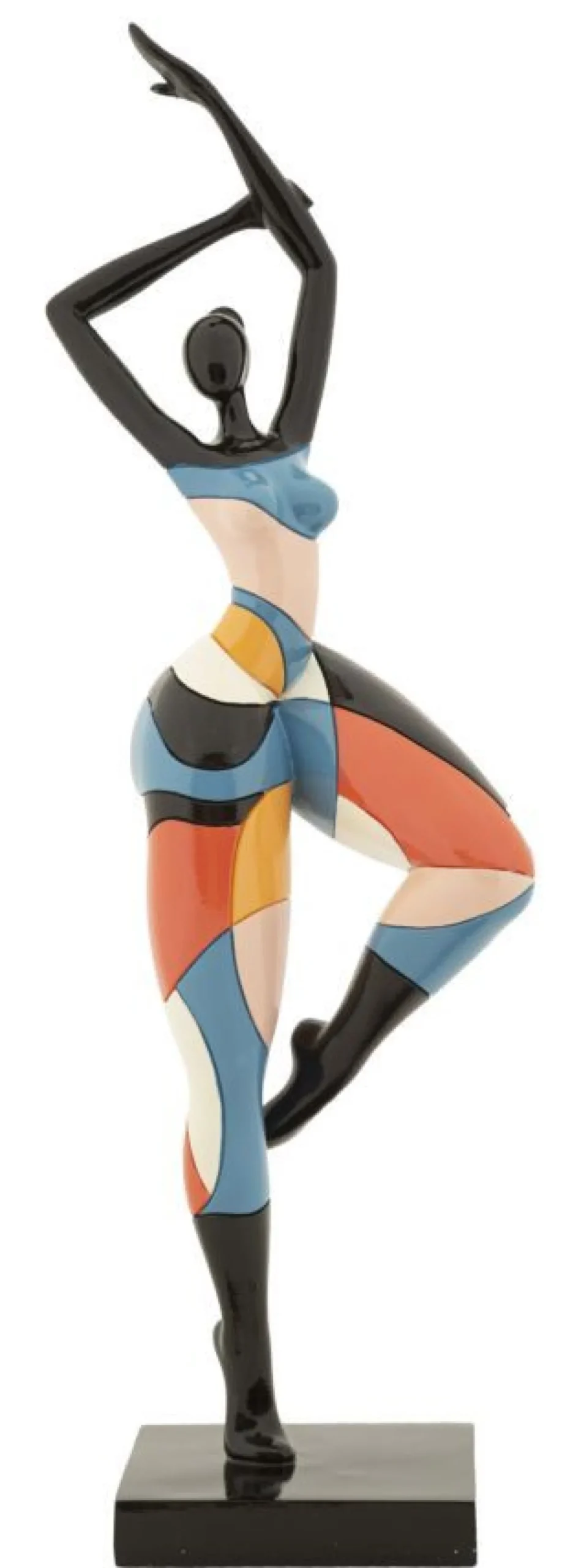 Sculpture Danseuse Rubic Polyrésine Multicolore
