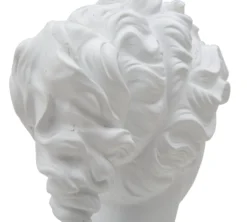 Sculpture femme en polyrésine blanche