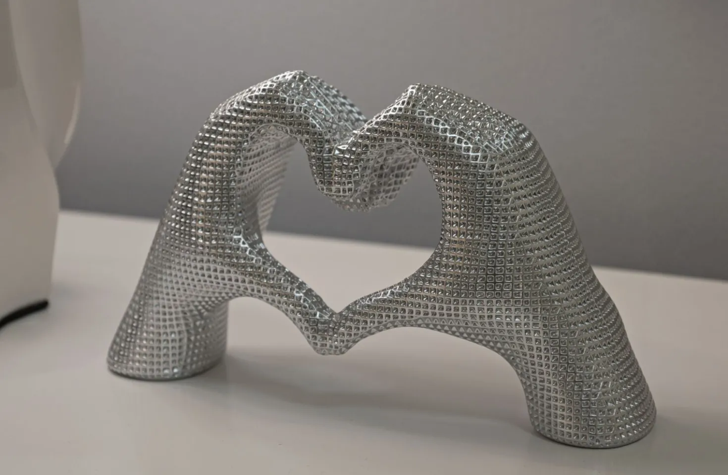 Sculpture The Lover Argenté