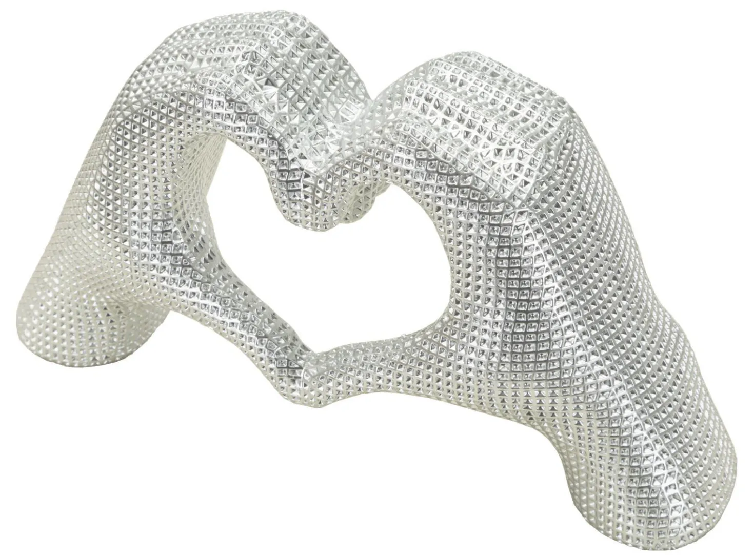 Sculpture The Lover Argenté