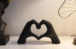 Sculpture The Lover Black