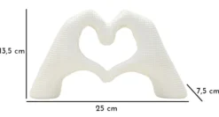 Sculpture The Lover blanche