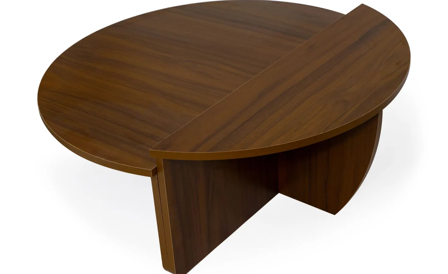 Set de 2 tables basses design Glowik Bois Noisette