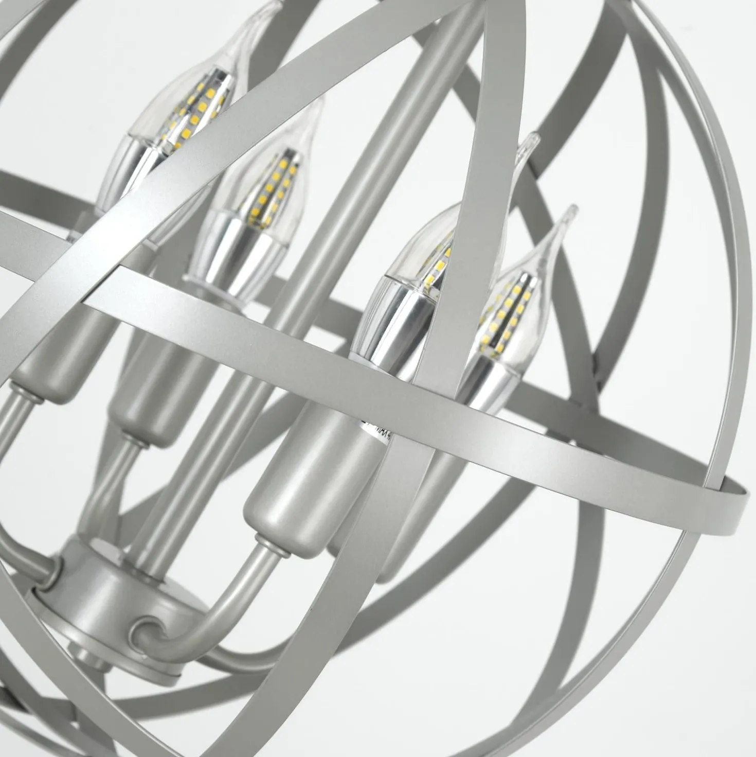 Suspension Jupiter Métal Gris